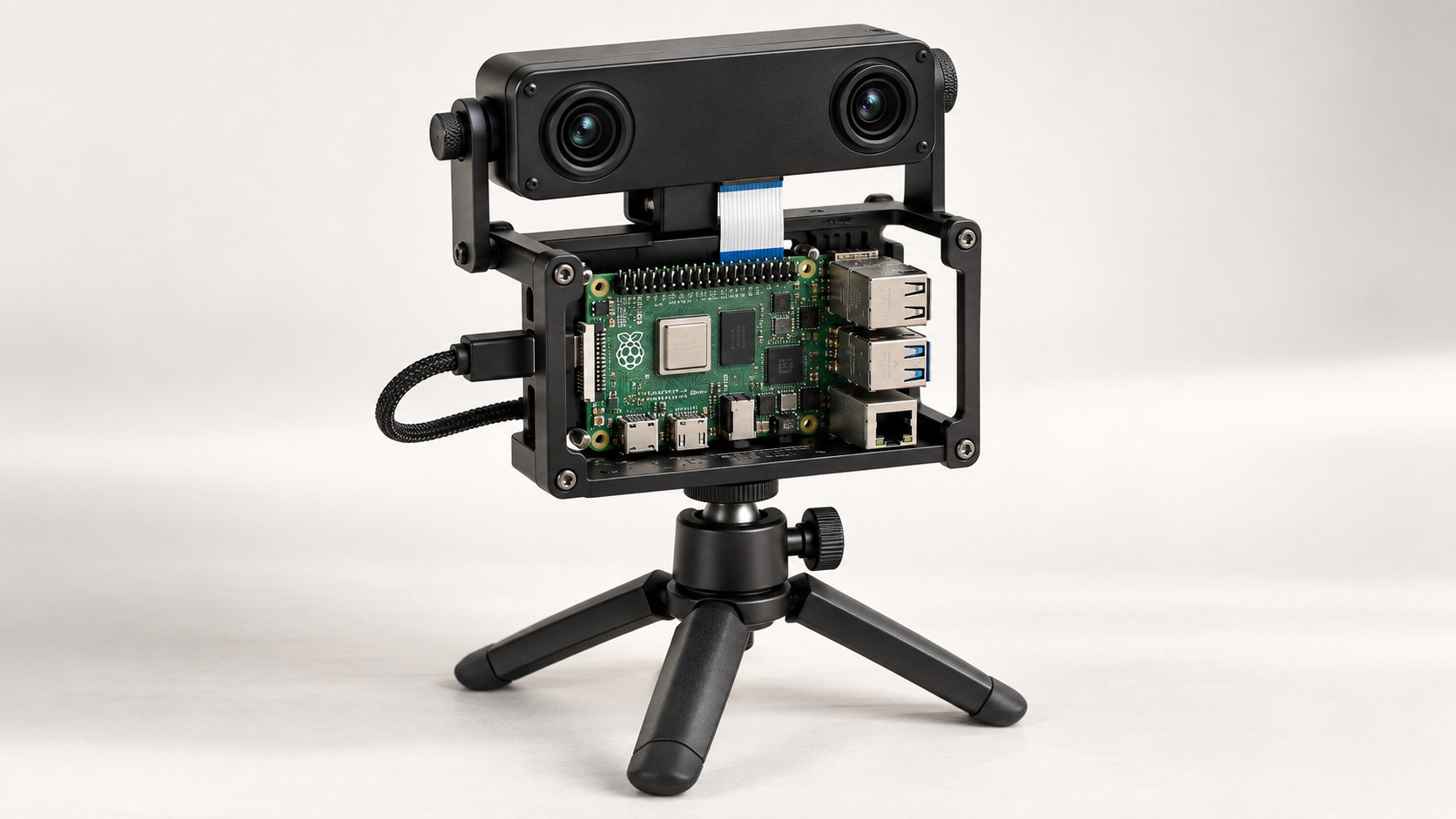 Raspberry Pi based Gemini camera 3D scanner prototype